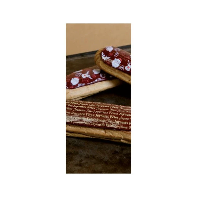 Feuille Transfert Chocolat Motifs Noël 250x400 mm (x3) Florensuc – Image 5