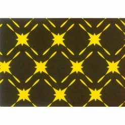 Feuilles de transfert chocolat cannage jaune 34 x 26,5 cm (x10)