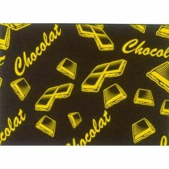 Feuilles de transfert chocolat motif chocolat 34 x 26,5 cm (x10)