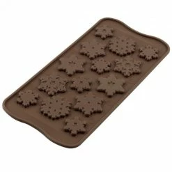 Moule à Chocolat 14 Flocons Easy Choc - Silicone Spécial Chocolat
