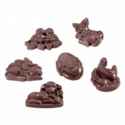 Moule Chocolat Friture de Pâques 4,5 cm (x18) Chocolate World