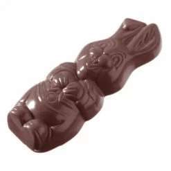 Moule Chocolat Lapin 6,7 cm (x16) Chocolate World