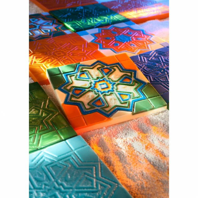 Moule Chocolat Mosaïque Orientale 99,5 mm (x2) Chocolate World – Image 2