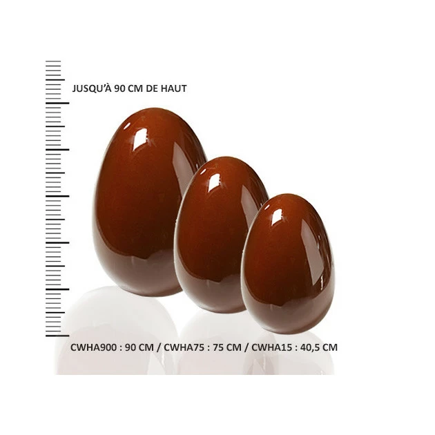 Moule Chocolat Oeuf Géant 90 cm (x1) Chocolate World – Image 2