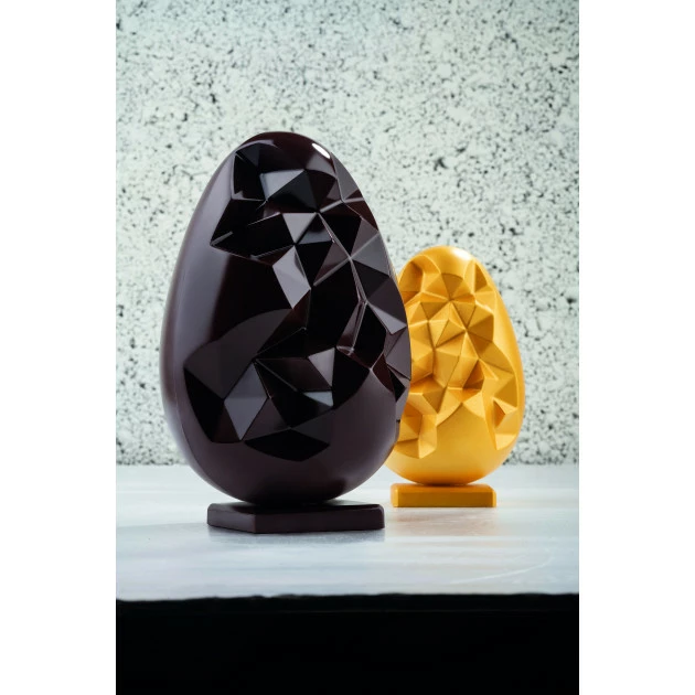 Moule Chocolat Oeuf Picasso Ø 9,6 cm x H 15 cm (x2) Pavoni – Image 2