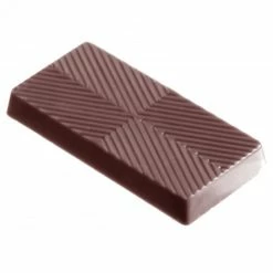 Moule Chocolat Rectangle Rayé (x24) Chocolate World