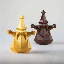 Moule Chocolat Santa Hug 15,2 x 11,5 x H 20 cm (x2) Pavoni