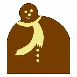 Moule Embout de bûche Bonhomme de Neige 94 x 85 mm Mallard Ferrière