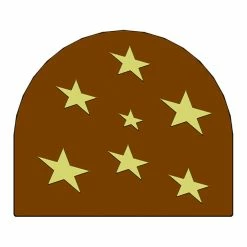 Moule Embout de bûche Petites Etoiles 80 x 68 mm Mallard Ferrière
